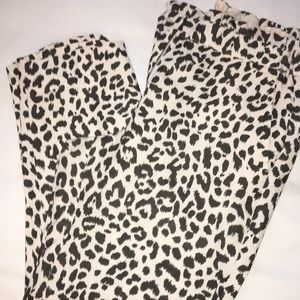 J. Crew linen print pants!
